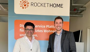 Rockethome Managing Director Yüksel Sirmasac and WILKA Managing Director Robert Schlieper