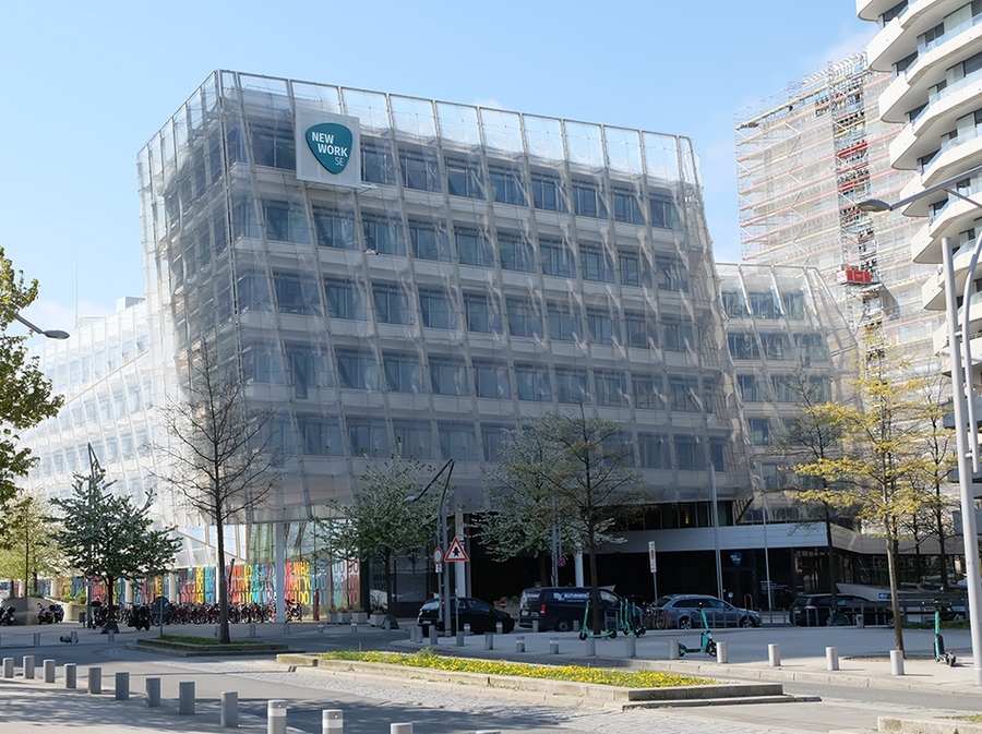 Het Xing-gebouw in Hamburg