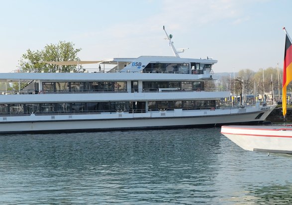 De WILKA cilinders worden bij Bodensee Schiffsbetriebe blootgesteld aan weer en wind.